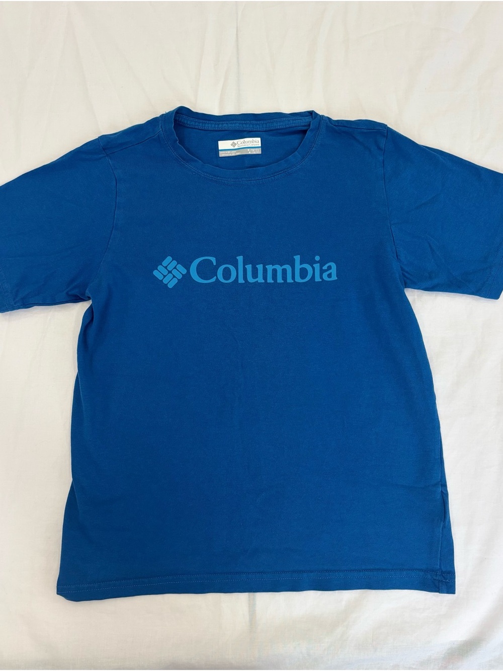 Columbia Blue Short Sleeve Logo Tee
